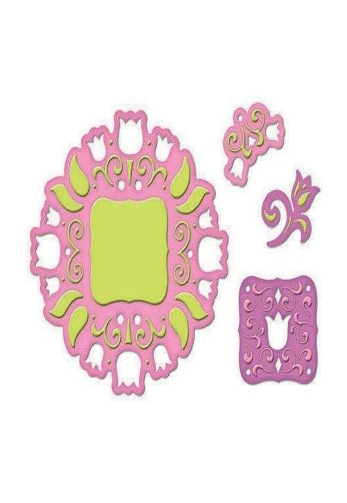 Spellbinders Shapeabilities Tulip Pendant Dies for Card Making, Scrapbooking & DIY Crafts – Floral Metal Cutting Dies for Handmade Greeting Cards, Invitations & Paper Crafts