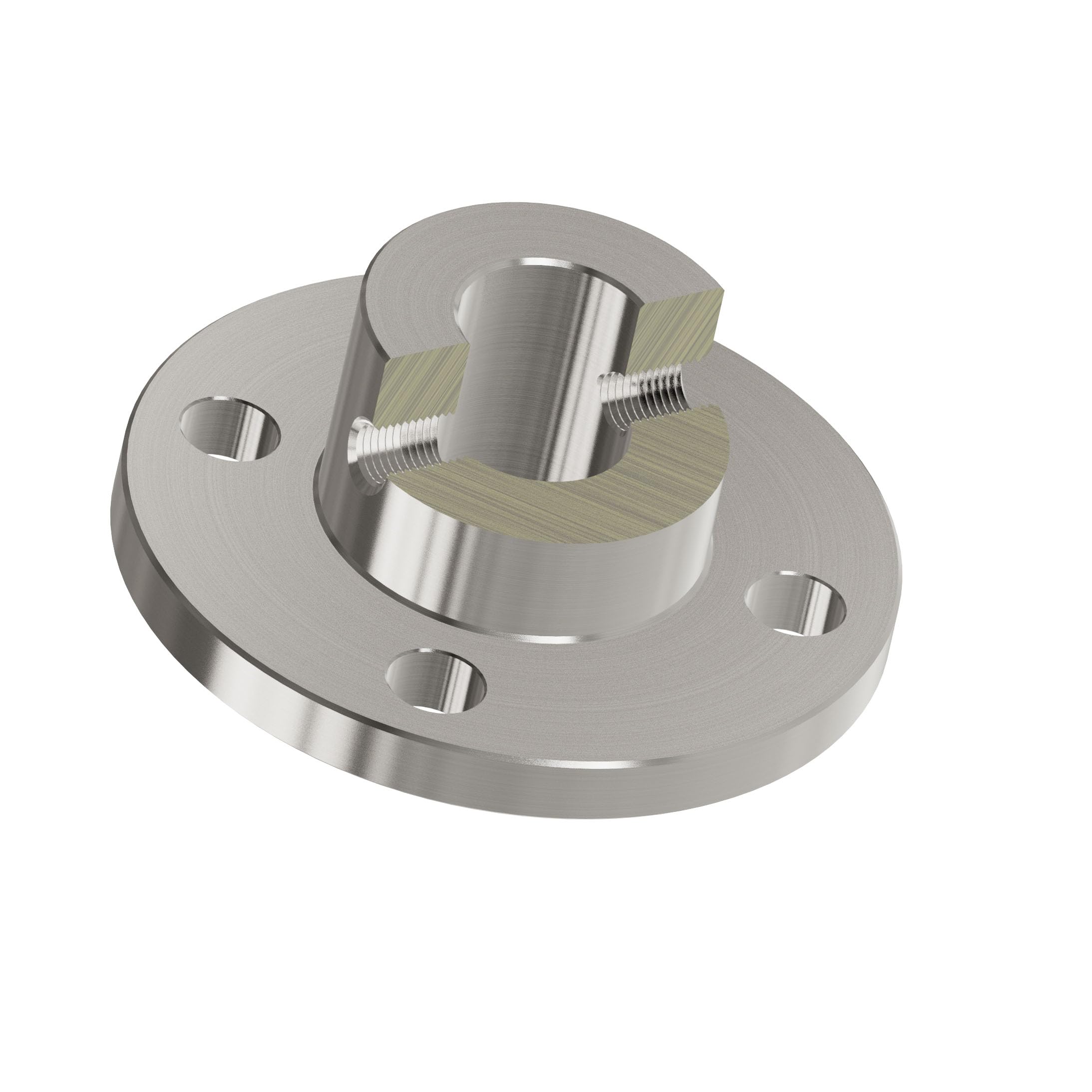 10mm (0.39 inch) High Hardness Flange Shaft Coupling - Rigid Motor Coupler with Set Screws & Wrench for DIY RC Models, 3D Printers, CNC Machines - Durable Connector for Precision Motor Mounting