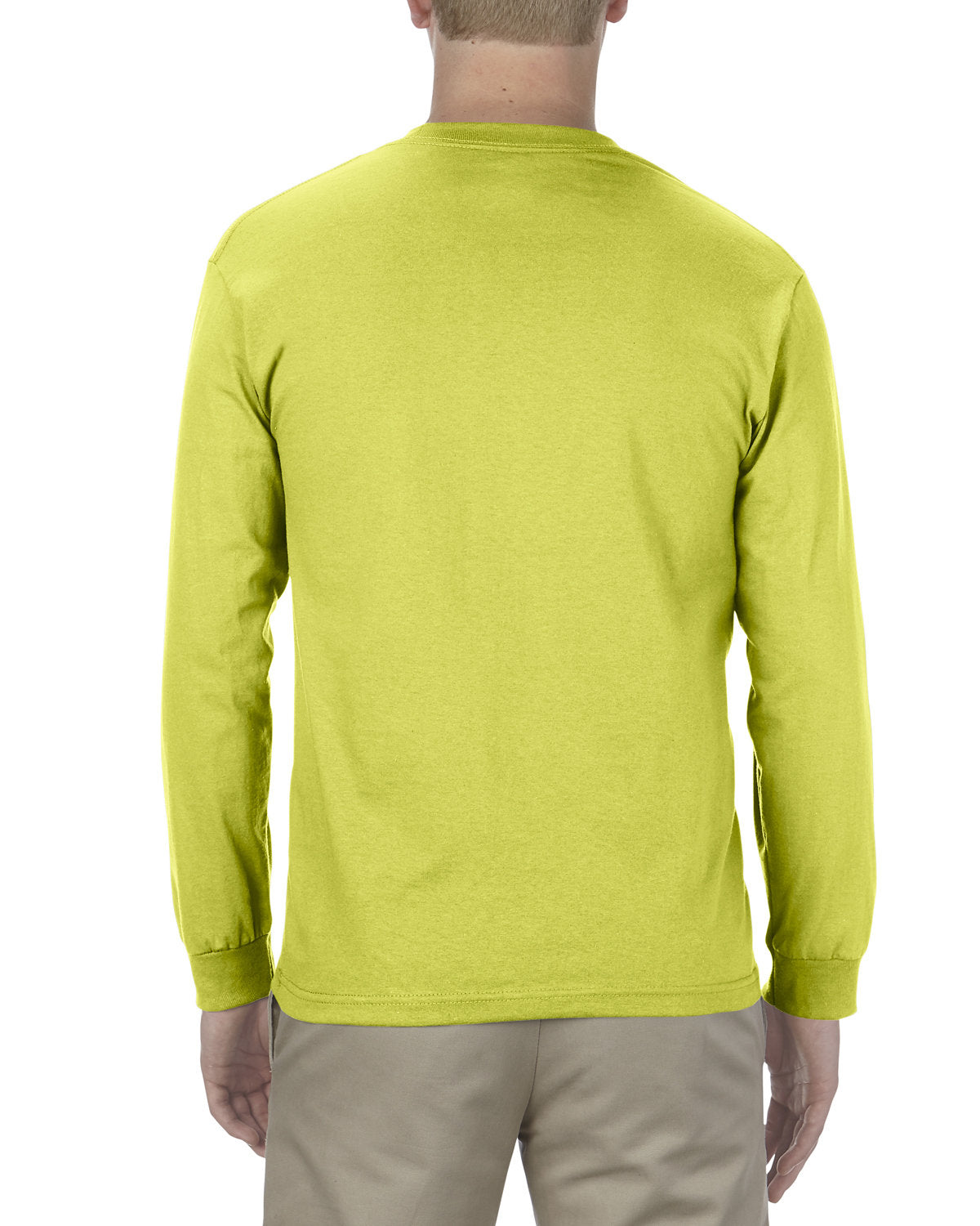 Alstyle AL1304 Men's & Women's 100% Cotton Long Sleeve T-Shirt - Soft 6.0 oz Crewneck Tee for Casual Wear, Layering & Everyday Comfort