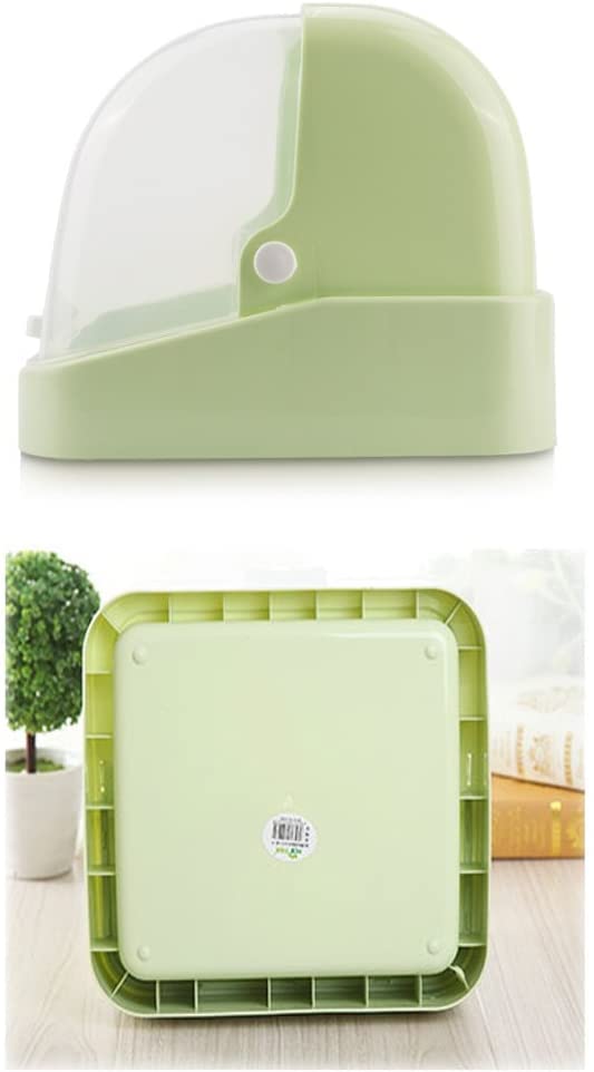 Sadiyamo Baby Bottle Drying Rack with Anti-Dust Cover - Storage Organizer for Baby Bottles, Tableware & Bread - Perfect for Nursery, Kitchen Countertop & Dish Drying Station