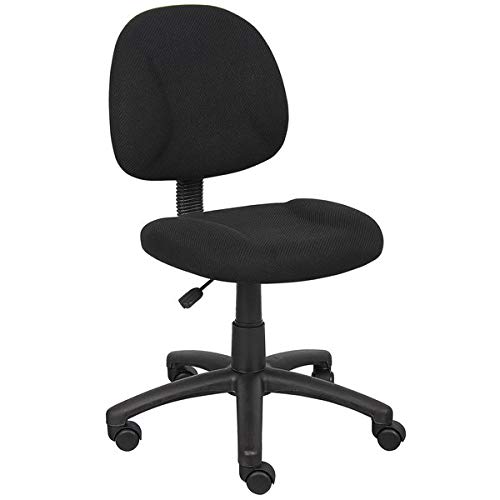 Premium Black Tweed Ergonomic Office Chair - Adjustable Executive Desk Chair with Lumbar Support for Perfect Posture | Ideal for Home Office, Gaming & Computer Workstations