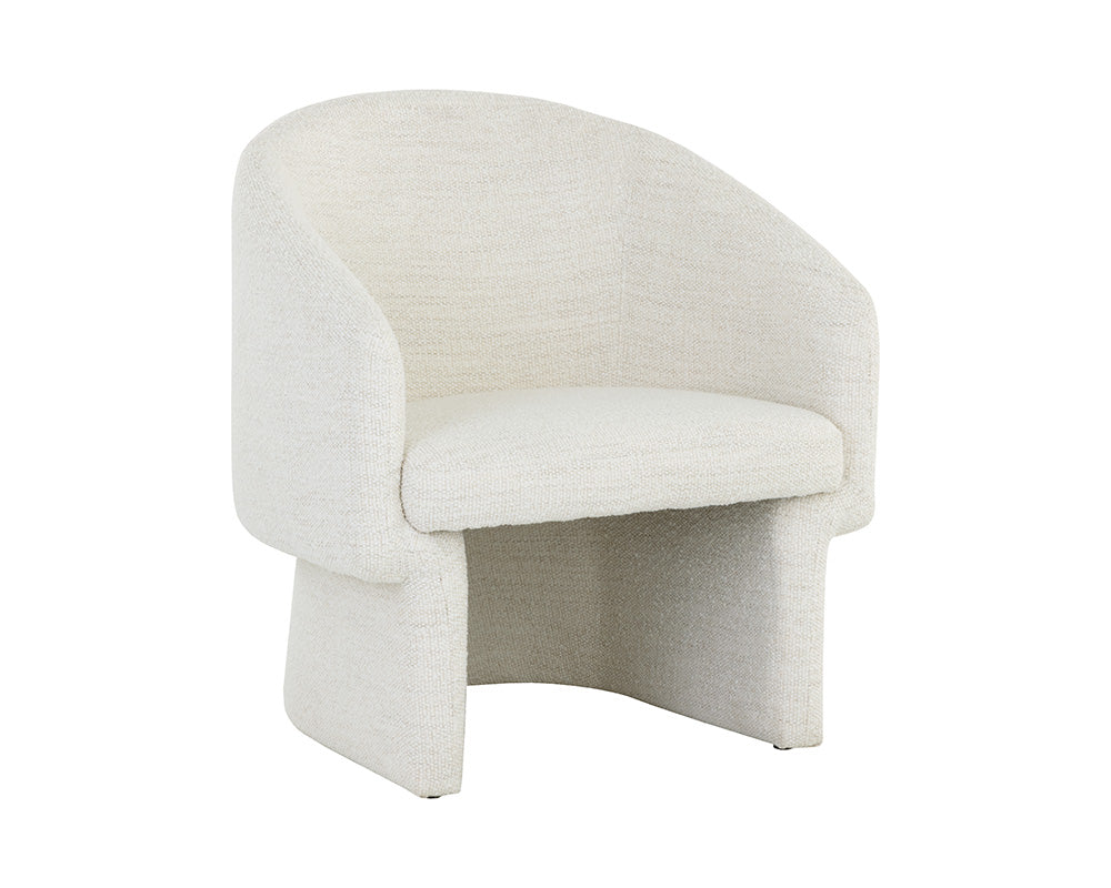 Lauryn Lounge Chair - Premium Merino Pearl Upholstery for Living Room, Bedroom & Office - Comfortable Modern Accent Chair for Relaxing & Reading