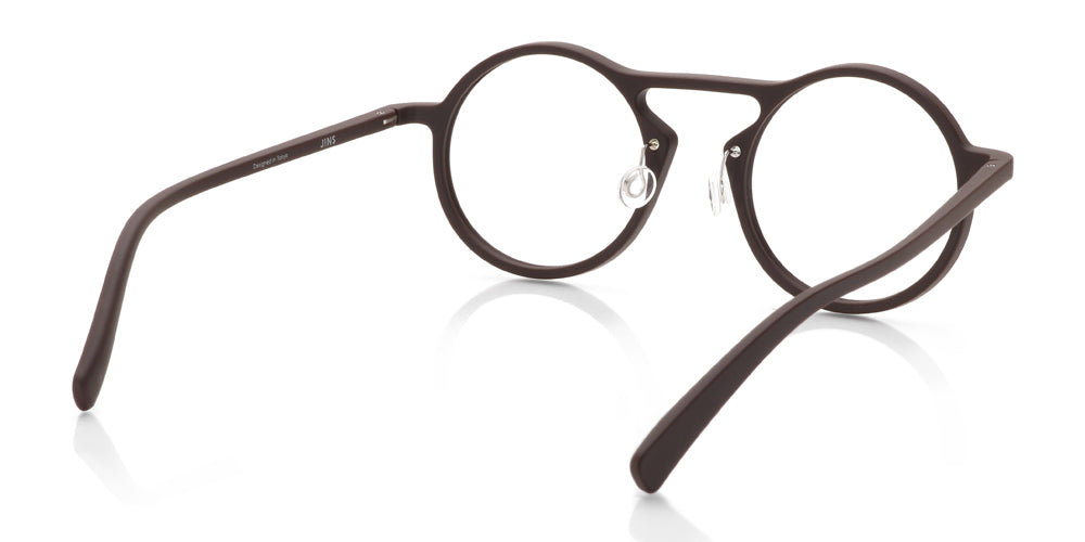 JINS Design Project x Konstantin Grcic SAFARI 84 Eyeglasses - Lightweight Titanium Frame with Blue Light Blocking Lenses for Work, Reading & Digital Screen Protection
