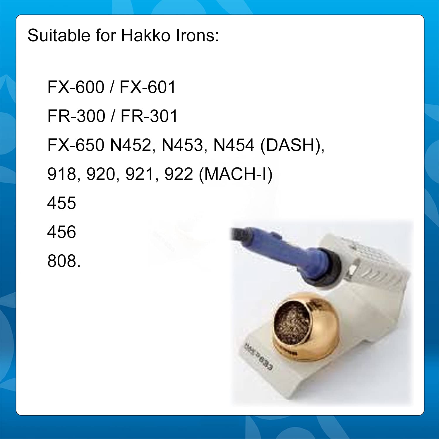 Hakko 633-01 White Soldering Iron Stand Holder - Heat Resistant & Stable Base for Soldering Stations, DIY Electronics Repair, Jewelry Making, and PCB Work