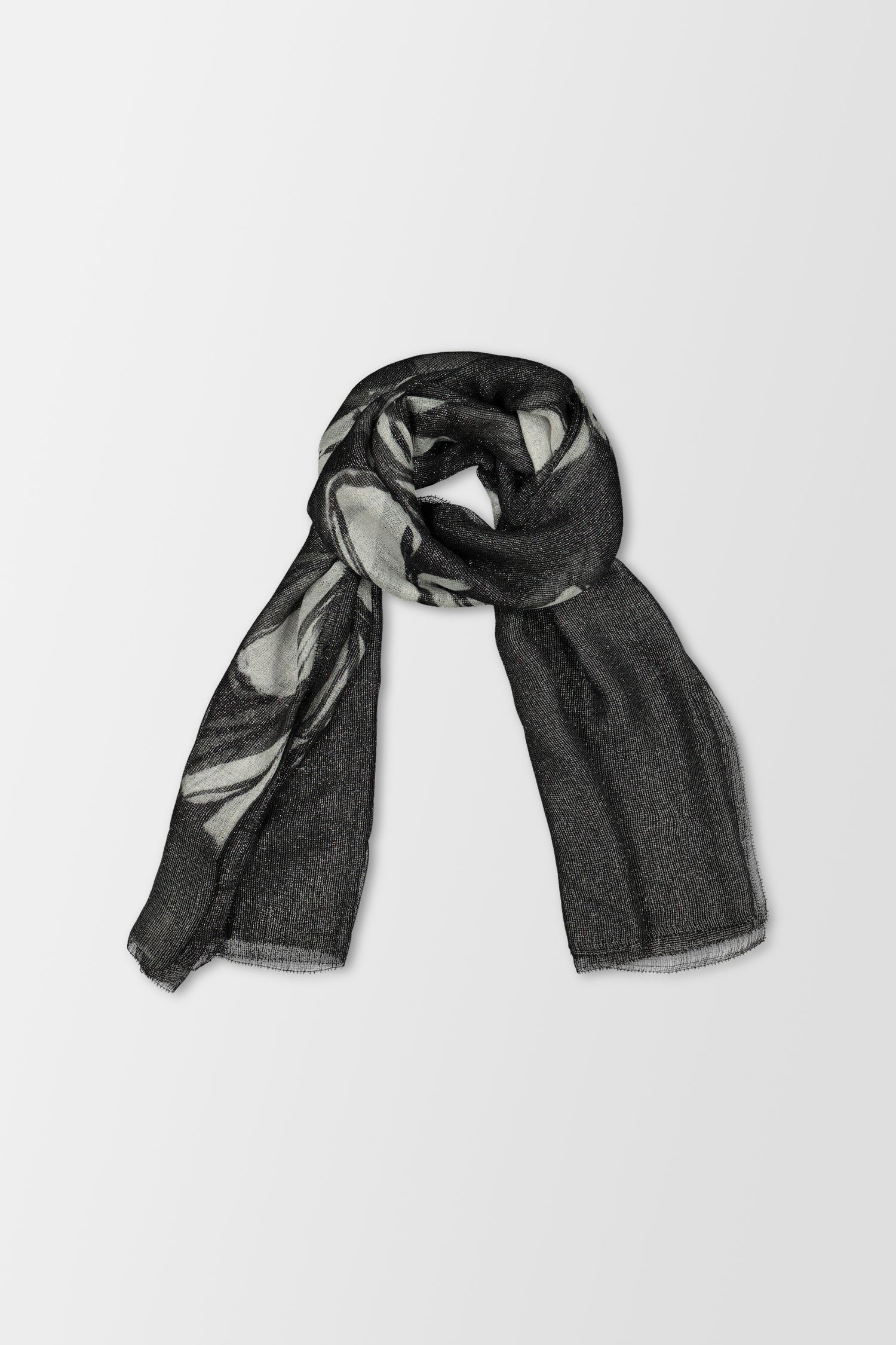 Faliero Sarti Grey Jessy Scarf - Luxurious Italian Cashmere Wrap for Women | Perfect for Winter Fashion, Office Wear & Gift Giving