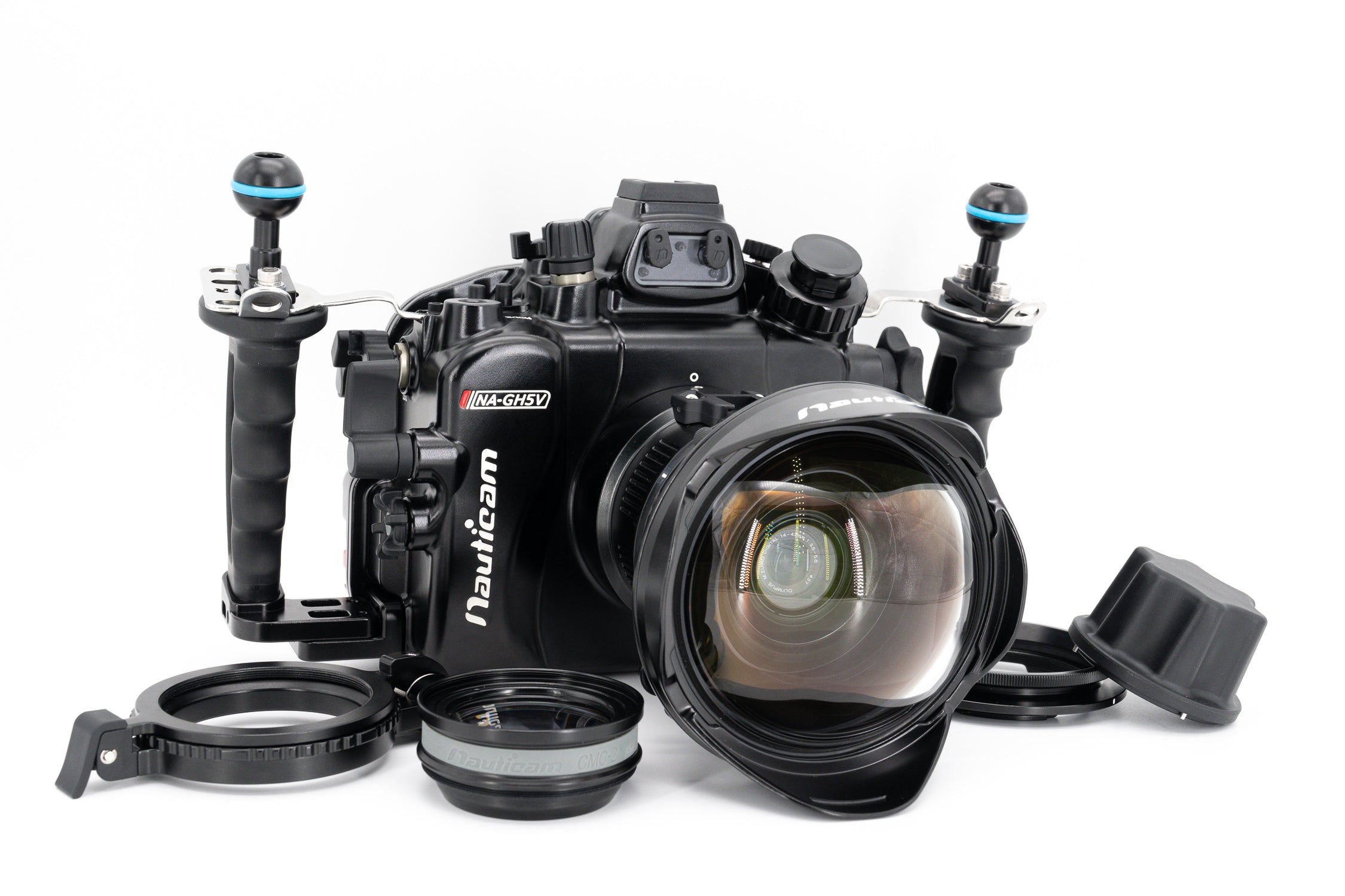 Waterproof Underwater Housing for Panasonic Lumix GH5/GH5S/GH5II Cameras - HDMI 2.0 Support - Ideal for Scuba Diving, Snorkeling & Underwater Photography
