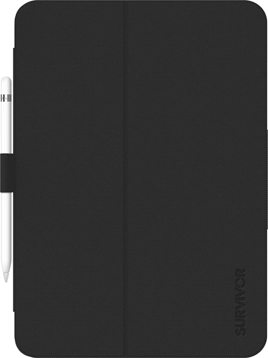 Griffin Survivor All-Terrain Rugged Case for iPad Mini 6 - Black | Shockproof & Waterproof Protection for Outdoor Adventures, Travel & Work