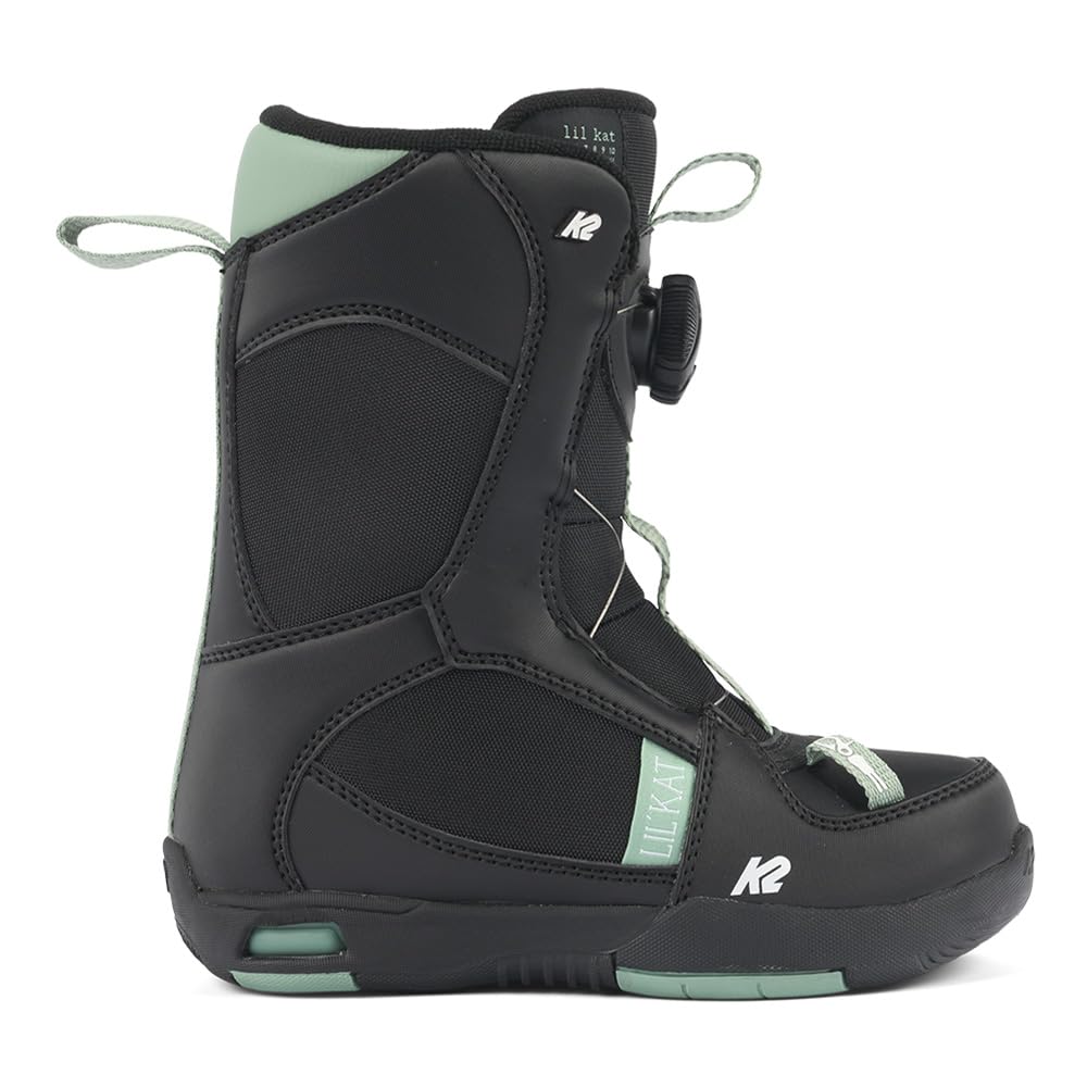 K2 Lil Kat Youth Snowboard Boots - Kids' Snowboarding Shoes for Boys & Girls - Warm & Waterproof Winter Boots for Skiing, Snowboarding & Outdoor Winter Sports
