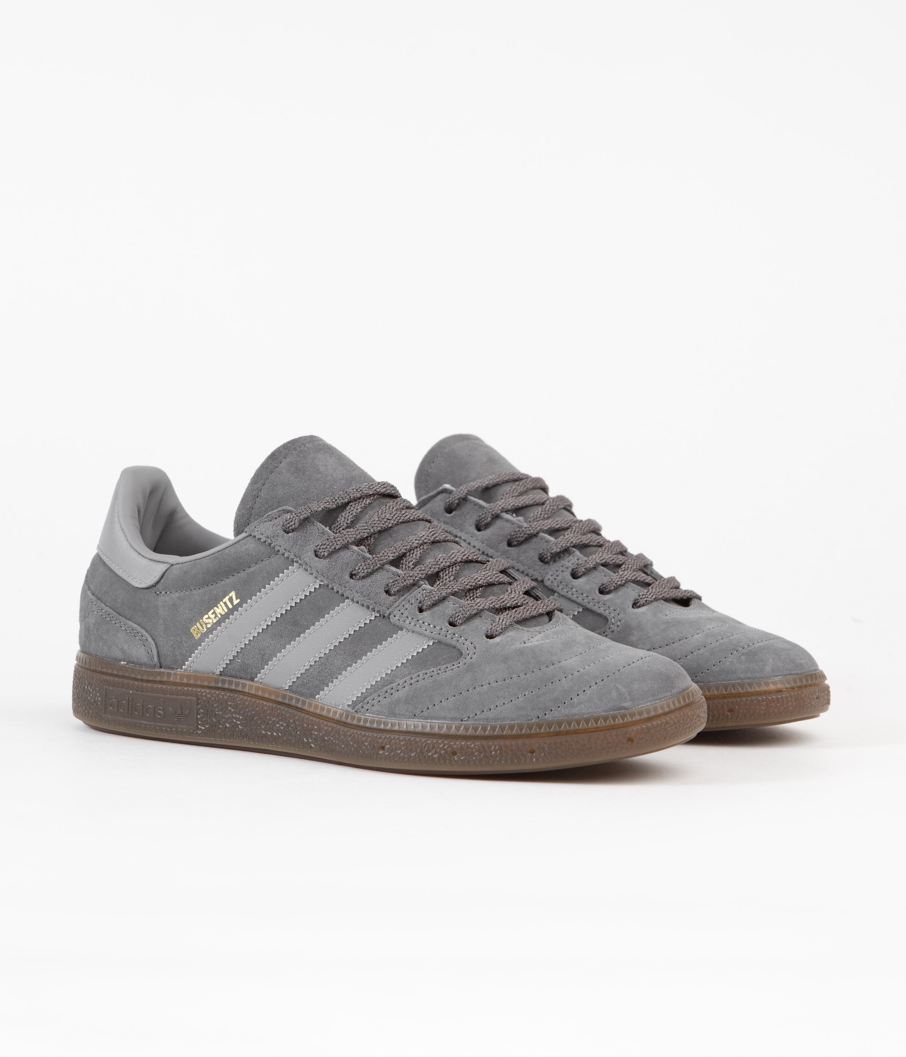 Adidas Busenitz Vintage Sneakers - Grey Five, Grey Three & Gum5 | Retro Skate Shoes for Men | Perfect for Streetwear & Skateboarding