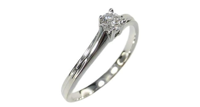 Solitaire Diamond Ring for Women - 1 Carat Round Cut Engagement Ring in 14K White Gold - Perfect for Proposals, Anniversaries & Weddings