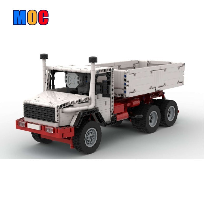 1370PCS MOC 145530 Magirus Deutz 256 Tipper Truck Building Blocks Set - Premium Construction Toy for Adults & Kids - Perfect for DIY Model Building, Collectors & Creative Play
