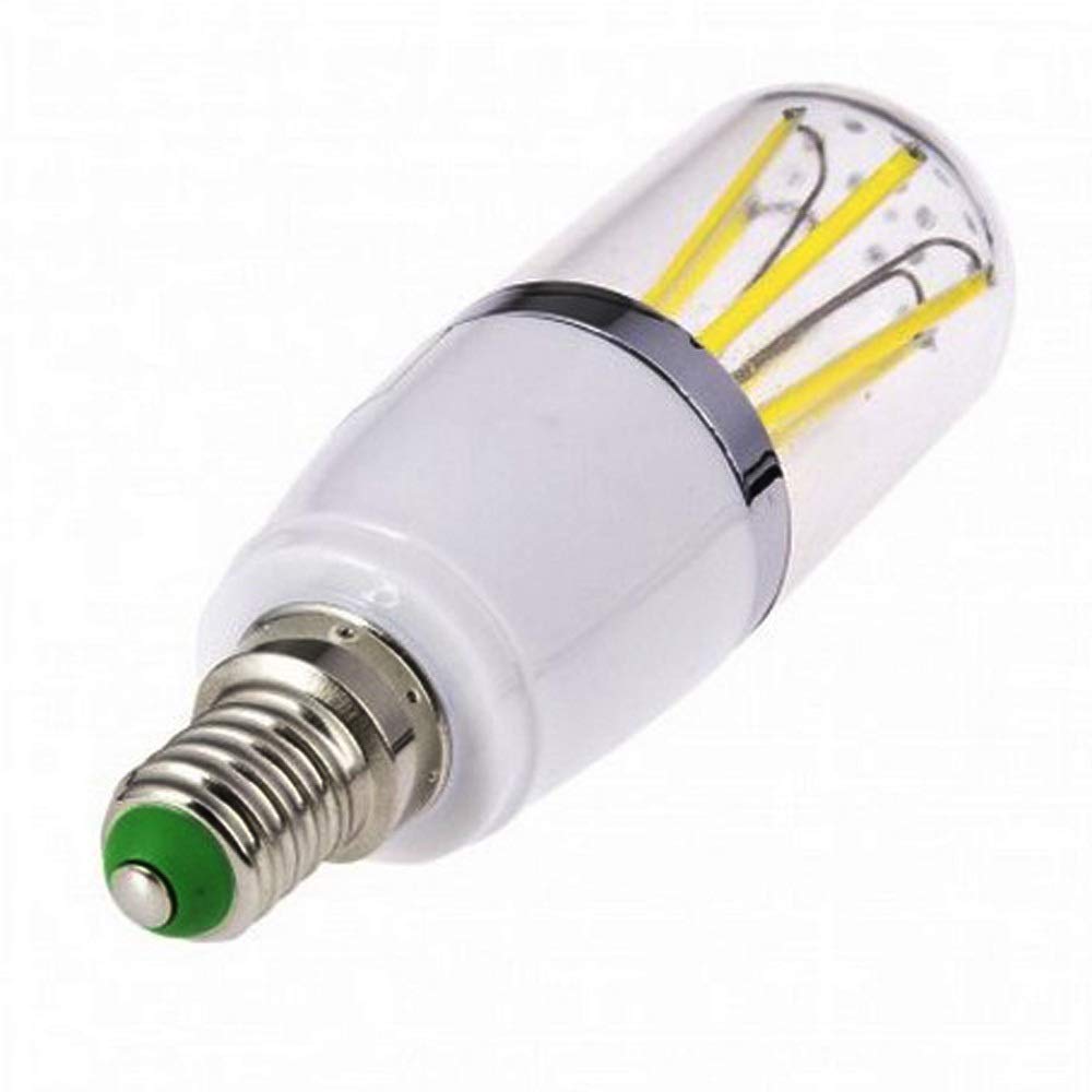 12V LED Edison Bulb E14 - 6W (40W Halogen Equivalent) Non-Dimmable Cool White Filament Candle Light Bulbs - Pack of 10 Energy-Saving A+ Class - Perfect for Chandeliers, Wall Sconces, and Vintage Style Lighting Fixtures