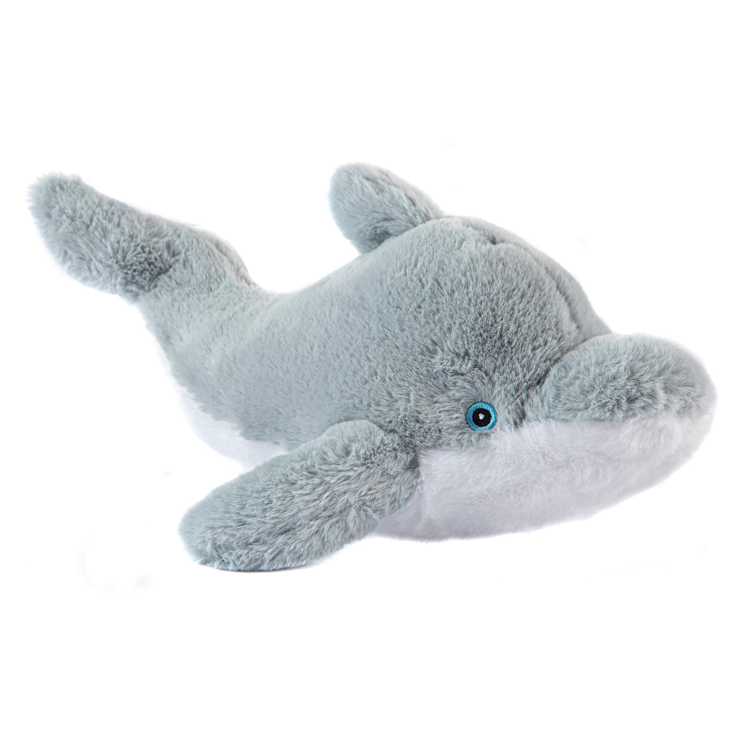 Wild Republic EcoKins 12 Inch Dolphin Stuffed Animal - Eco Friendly Plush Toy Made from 16 Recycled Plastic Bottles, Perfect Gift for Kids & Ocean Lovers | Cuddle Companion for Bedtime, Nursery Decor & Marine-Themed Parties