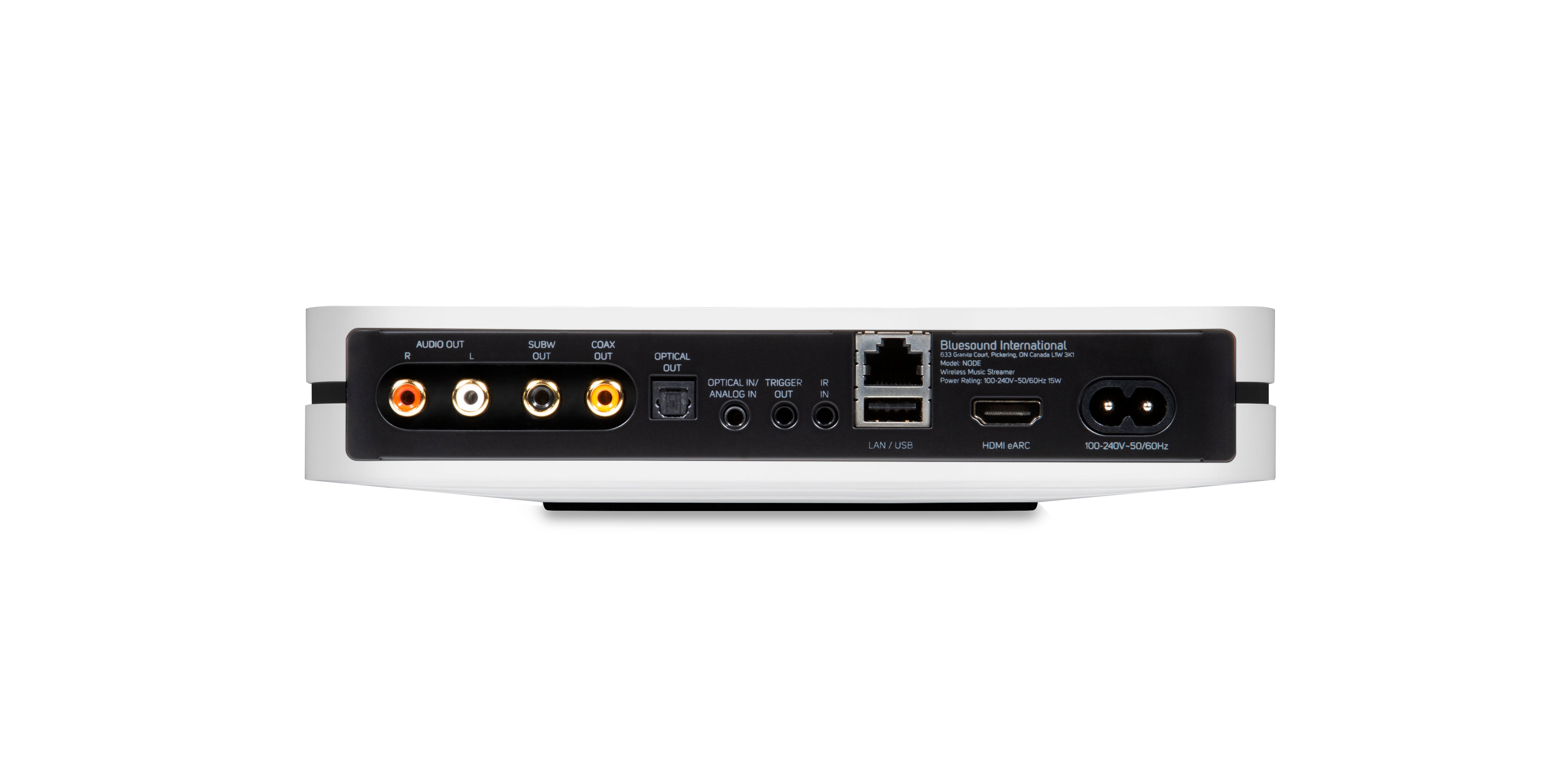 Bluesound NODE (2021) Wireless Hi-Res Music Streamer - Premium Audio for Home Theater & Multi-Room Listening - Perfect for Audiophiles & Music Enthusiasts