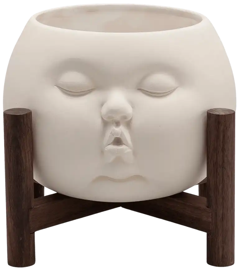 Johnson Tsang Open Mind Small Sculpture - Contemporary Art Figurine for Home Decor, Office Display & Gift Giving