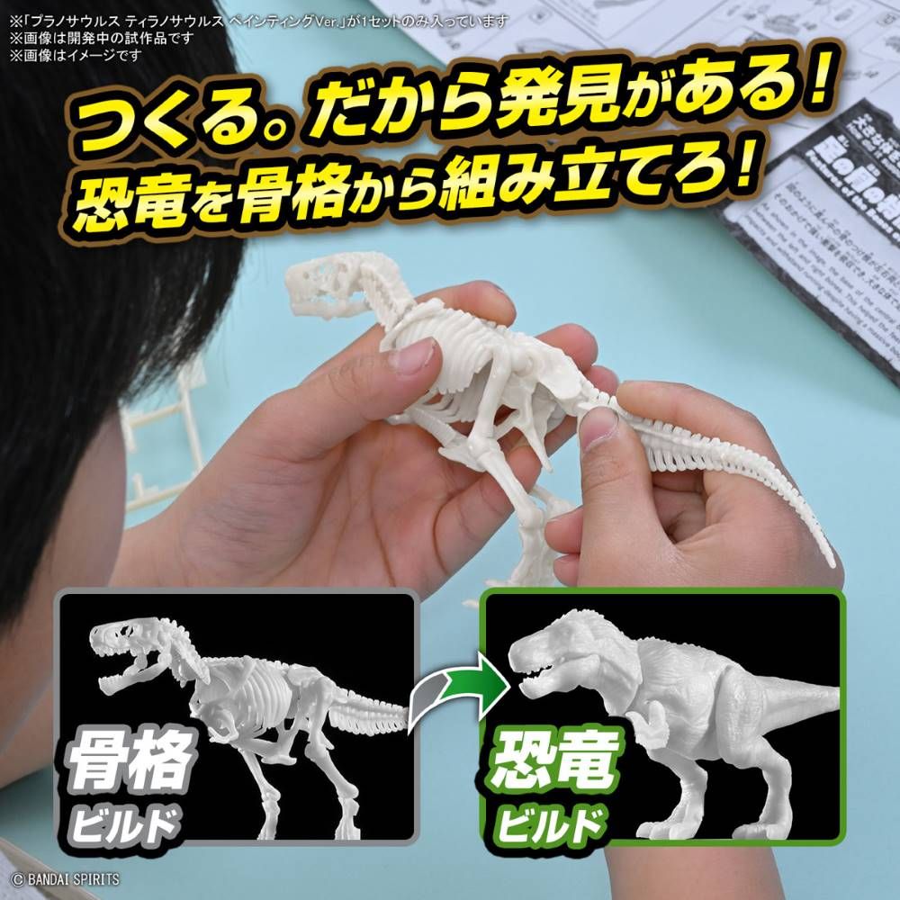 Bandai Plannosaurus Tyrannosaurus Rex (Painting Version) Dinosaur Model Kit - Perfect for Collectors, Science Education & Dinosaur Enthusiasts
