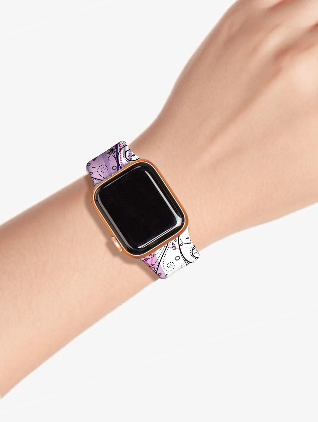 Premium Adjustable Smart Watch Bands - Soft Silicone Replacement Straps Compatible with Apple Watch 38mm 40mm 42mm 44mm (Series 6/5/4/3/2/1/SE) - Durable Sport Wristband for Women & Men - Perfect for Workouts, Running & Everyday Wear