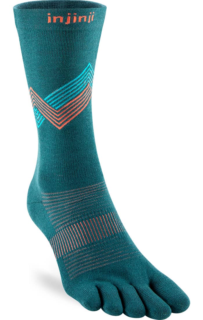 Injinji Run Lightweight No-Show Toe Socks - Breathable & Moisture-Wicking for Running, Hiking & Outdoor Sports - Barefoot Shoes & Minimalist Footwear Friendly