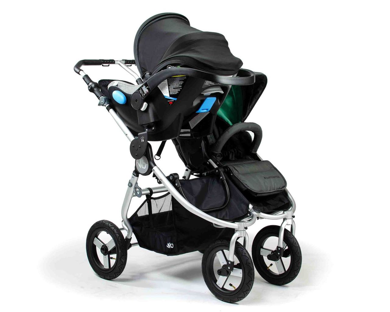Bumbleride Indie Twin Stroller Adapter - Compatible with Maxi Cosi, Cybex, Clek & Nuna Car Seats - Perfect for Twins & Multiples on the Go