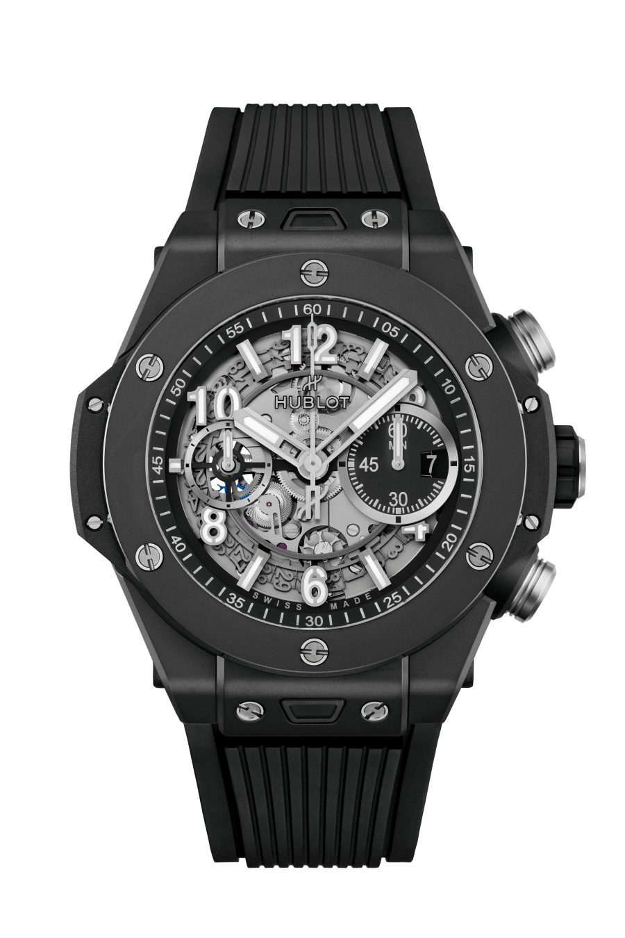 Hublot Big Bang Unico 45mm Ceramic Black Magic Men's Luxury Watch - Perfect for Business, Gifts & Special Occasions