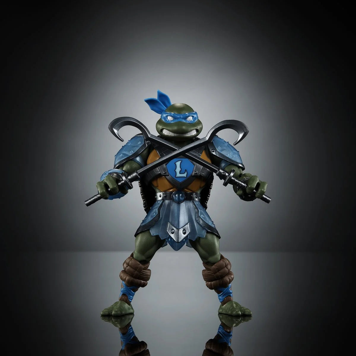 Leonardo Masters of the Universe Origins Turtles of Grayskull Wave 6 Action Figure - Collectible Toy for Fans & Display - Perfect for Play, Gifts, and Comic Con Events