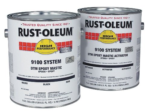 Rust-Oleum 9100 Activator/Finish Kit - Safety Blue Spray Paint for Metal, Wood & Concrete | High-Performance Protective Coating | Ideal for DIY Projects, Automotive Repair & Industrial Use