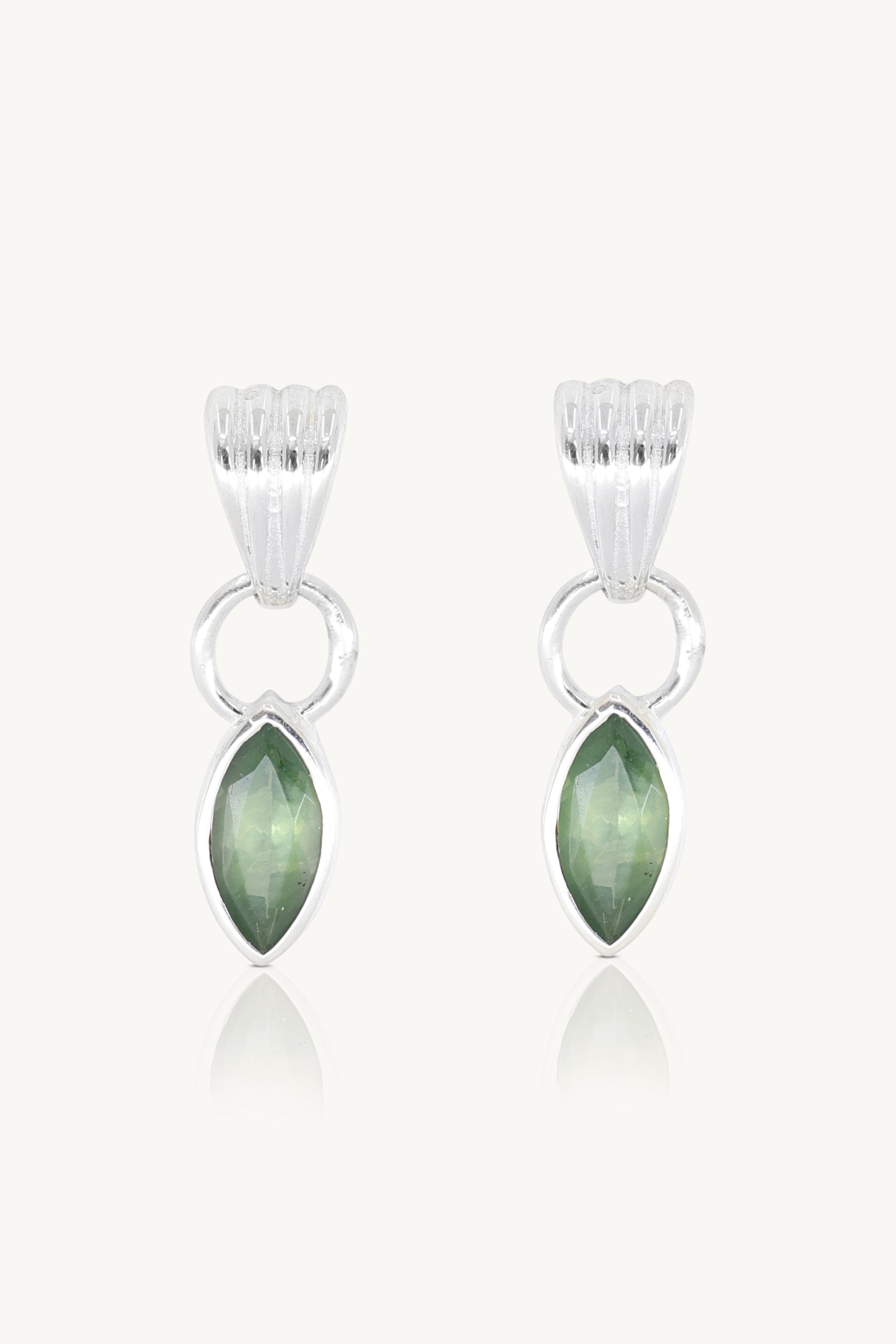 Camille Apatite Silver Earrings for Women - Elegant Blue Gemstone Stud Earrings - Perfect for Everyday Wear, Gift Giving & Special Occasions
