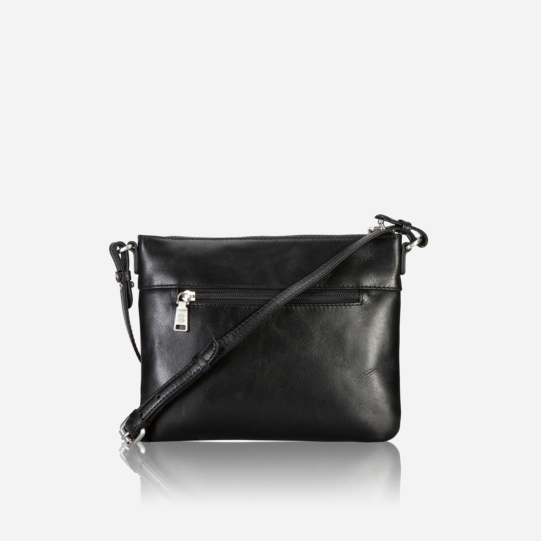 Jekyll & Hide Osaka Women's Crossbody Bag - Stylish & Durable Leather Purse for Everyday Use, Travel & Shopping | Black
