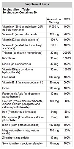 Ultra Teen Multi Vitamins 60 Tabs - Essential Nutrients for Active Teens