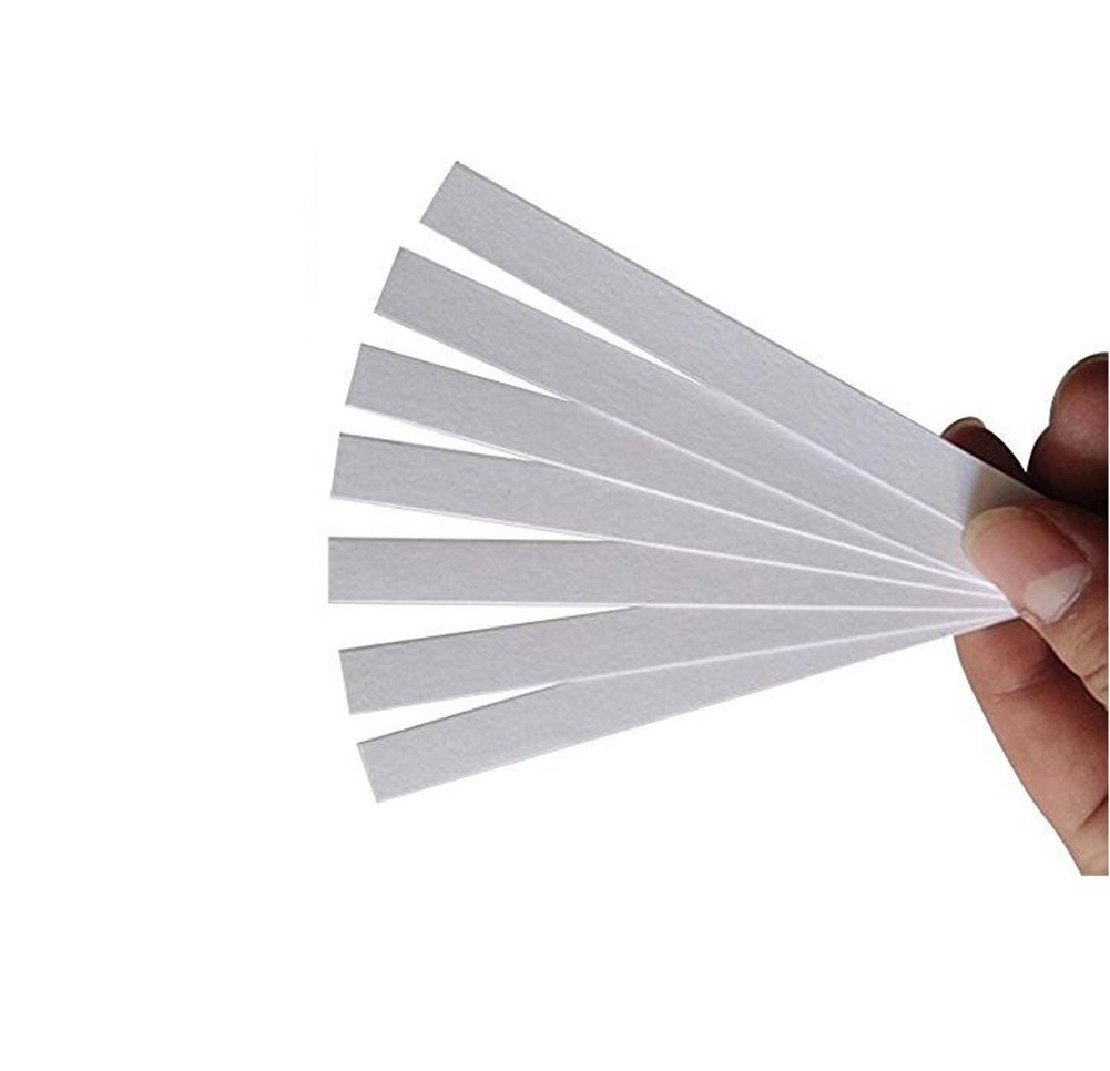 100PCS White Perfume Test Strips - 15cm x 0.7cm (6inch x 0.28inch) Disposable Fragrance Testing Paper for Essential Oils, Aromatherapy & Perfume Sampling - Perfect for Perfume Shops, DIY Blending & Home Fragrance Testing