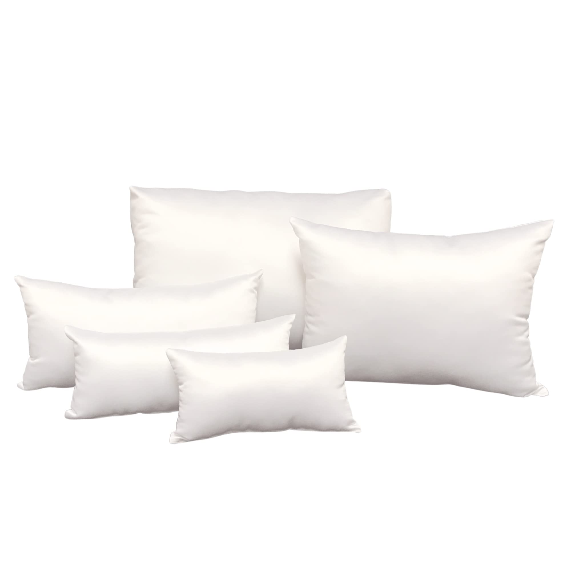 Fabrinique Handbag Insert Pillows Set - 5PC Custom Cushioned Purse Shapers for Small to Extra Large Bags - Prevent Wrinkles & Damage (White, S-XL) - Perfect for Travel, Storage & Luxury Bag Protection