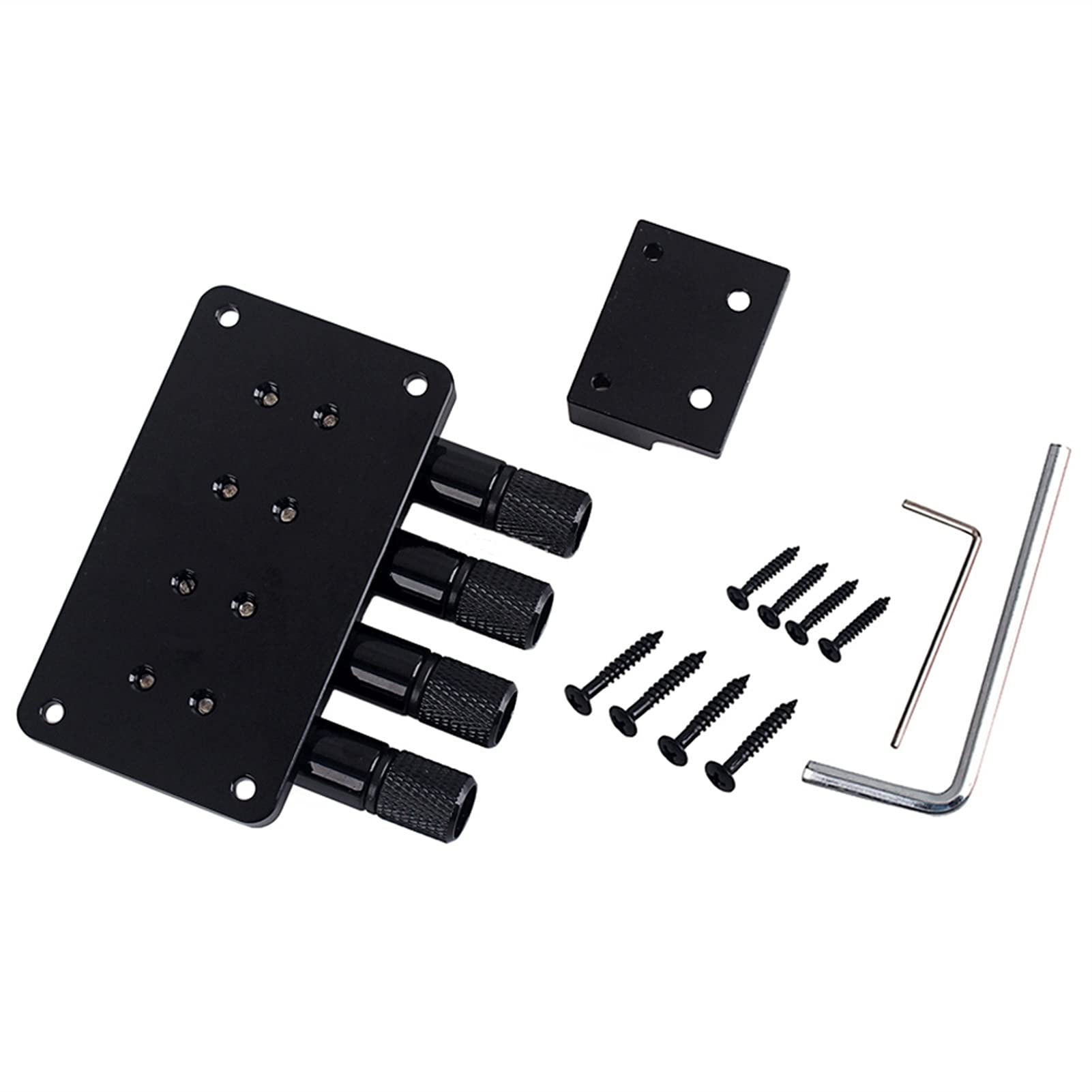 4-String Headless Bass Guitar Bridge - Electric Guitar Replacement Part for Smooth Playability | Perfect for DIY Repairs & Upgrades