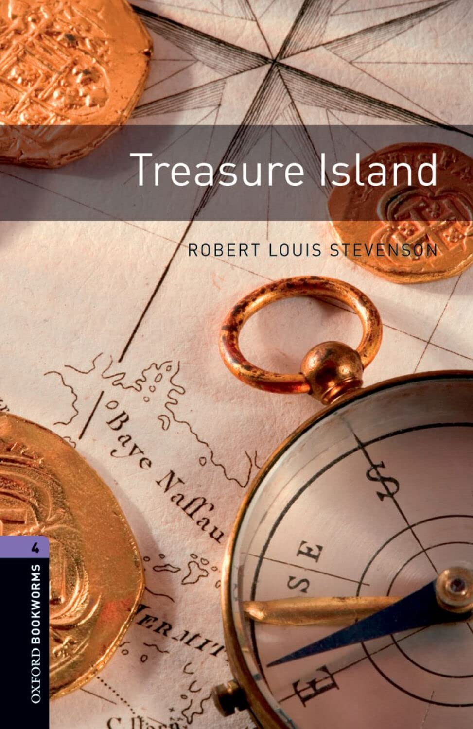 Oxford Bookworms Library: Level 4 - Treasure Island - Classic Adventure Novel for ESL Students & English Learners - Perfect for Classroom Study & Home Reading Practice