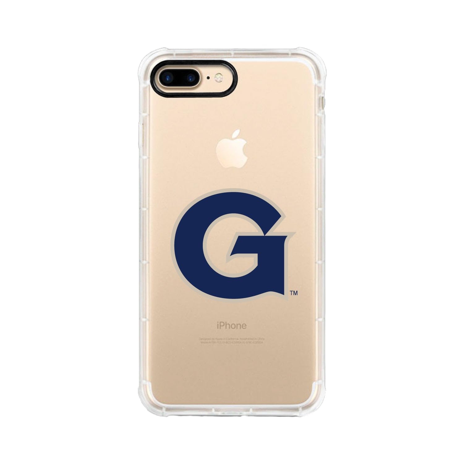 OTM Essentials Rugged Phone Case for iPhone 13 Pro Max - Shockproof Protective Cover with Tough Edge in Classic White | Perfect for Georgetown University Students & Active Lifestyles
