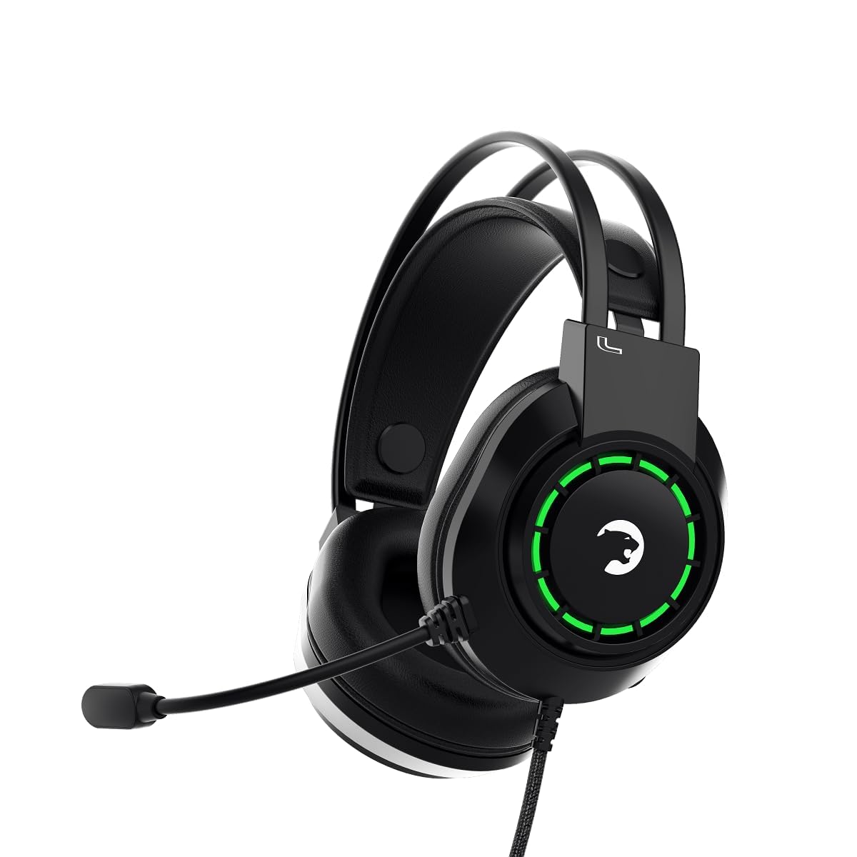 GAMEPOWER Voldon X Wired Gaming Headset with 50MM Drivers, Noise Cancelling Mic - Comfort Design for PS4, PS5, Xbox - Perfect for Competitive Gaming & Online Chat (Black)