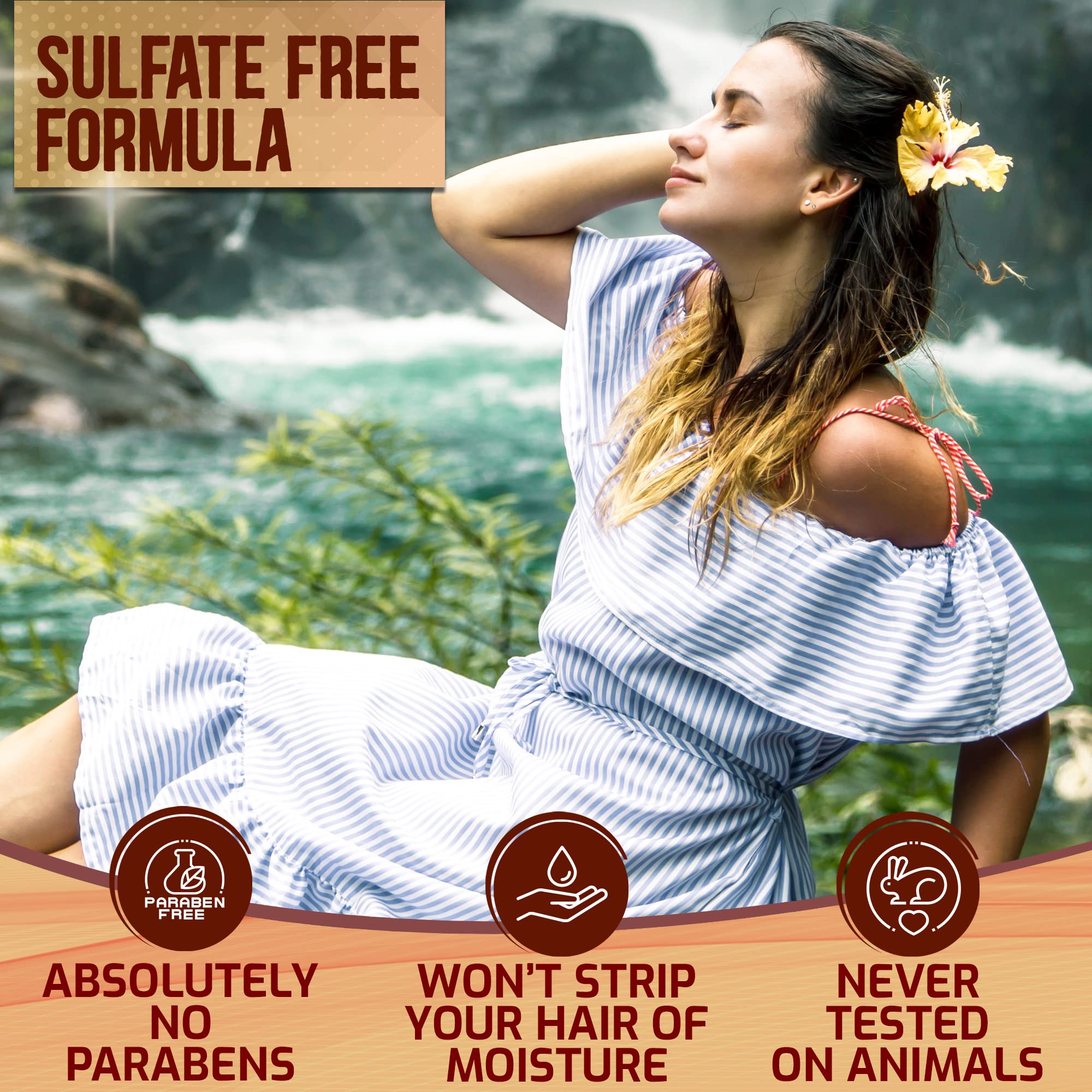 PURE NATURE Argan Oil Shampoo & Conditioner Set with Moroccan Hair Serum & Deep Conditioning Mask - Hydrating Hair Care for Dry, Damaged Hair | Perfect for Daily Use & Salon-Quality Treatment at Home