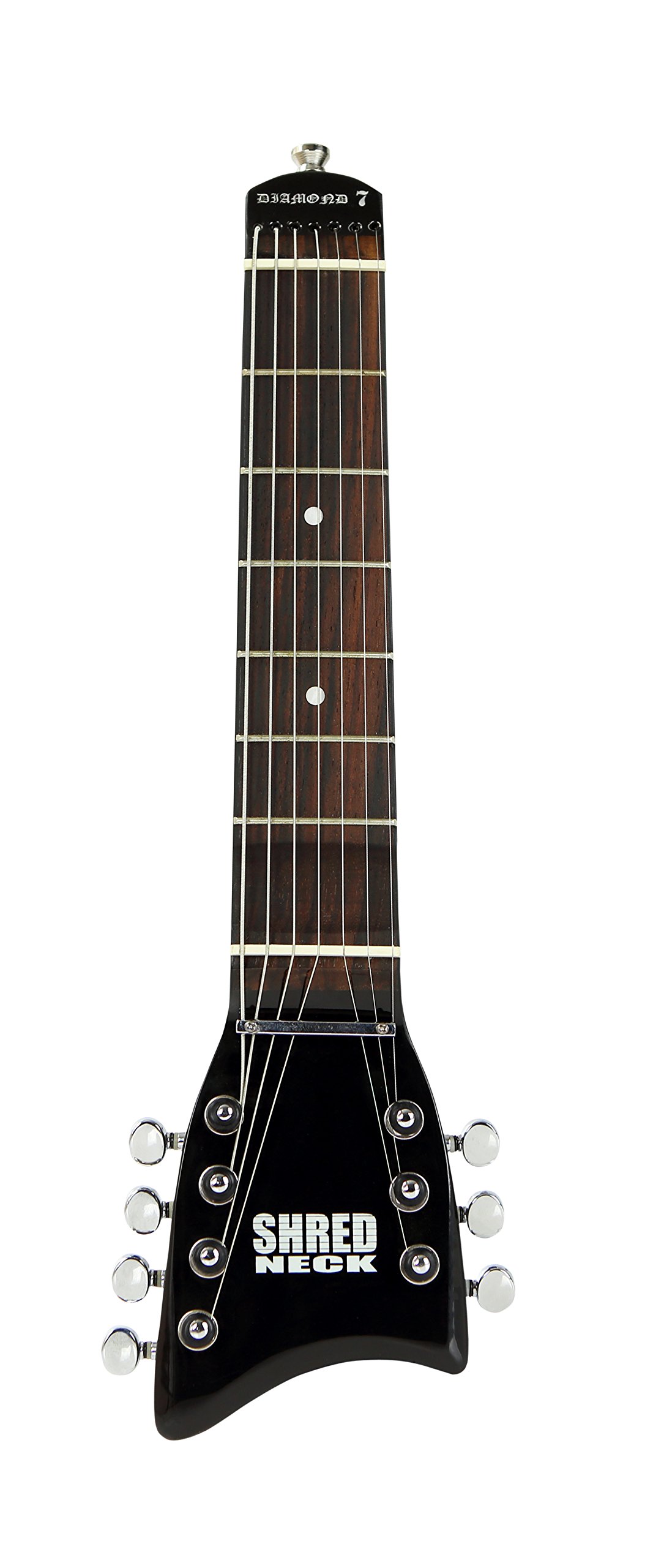 Diamond 7 Model 7-String Electric Guitar in Black - Perfect for Metal, Rock & Studio Recording