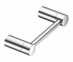 Moen YB0408CH Chrome Align Pivoting Toilet Paper Holder - Modern Bathroom Tissue Roll Dispenser for Home, Hotel & Office Use
