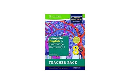 Complete English for Cambridge Secondary 1 Teacher Pack 8: Comprehensive Guide for Cambridge Checkpoint & IGCSE Exam Preparation - Perfect for Classroom Teaching & Homeschooling