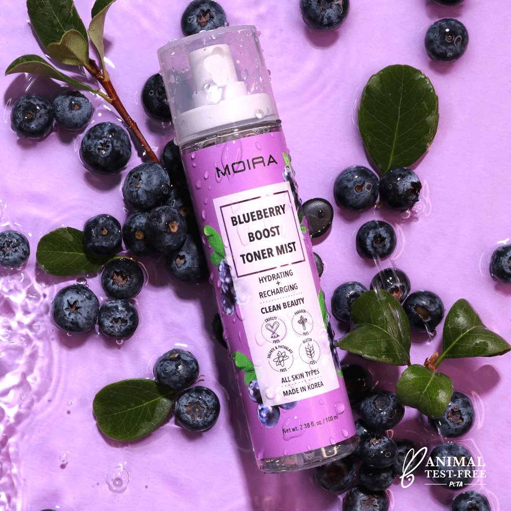 Blueberry Boost Hydrating Facial Toner Mist for Glowing Skin - Refreshing & Nourishing Spray for Daily Skincare Routine