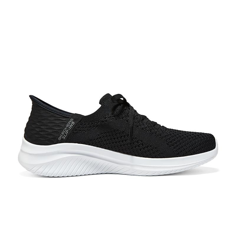 SLIP INS: ULTRA FLEX 3.0 Comfortable Slip-On Shoes for Men & Women - Lightweight, Flexible & Breathable for Walking, Running & Casual Wear (Black/White)
