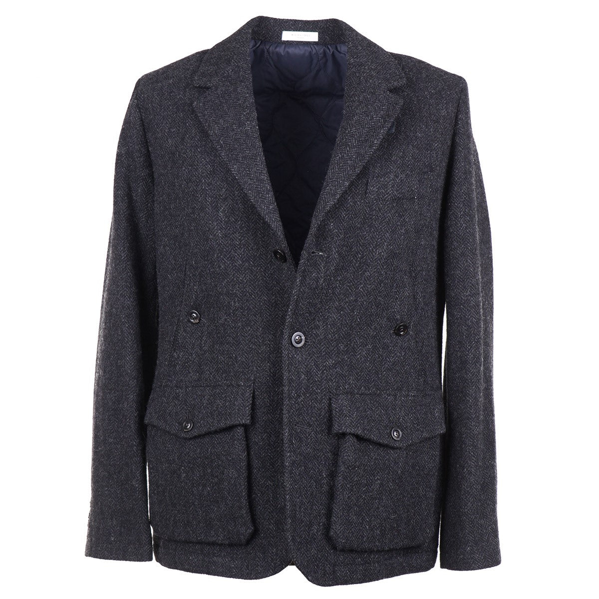 Boglioli Men's Wool Blazer Jacket - Quilted Lining, Slim Fit Business Suit Coat for Office, Wedding & Formal Events | Premium Italian Outerwear for Professional & Special Occasions