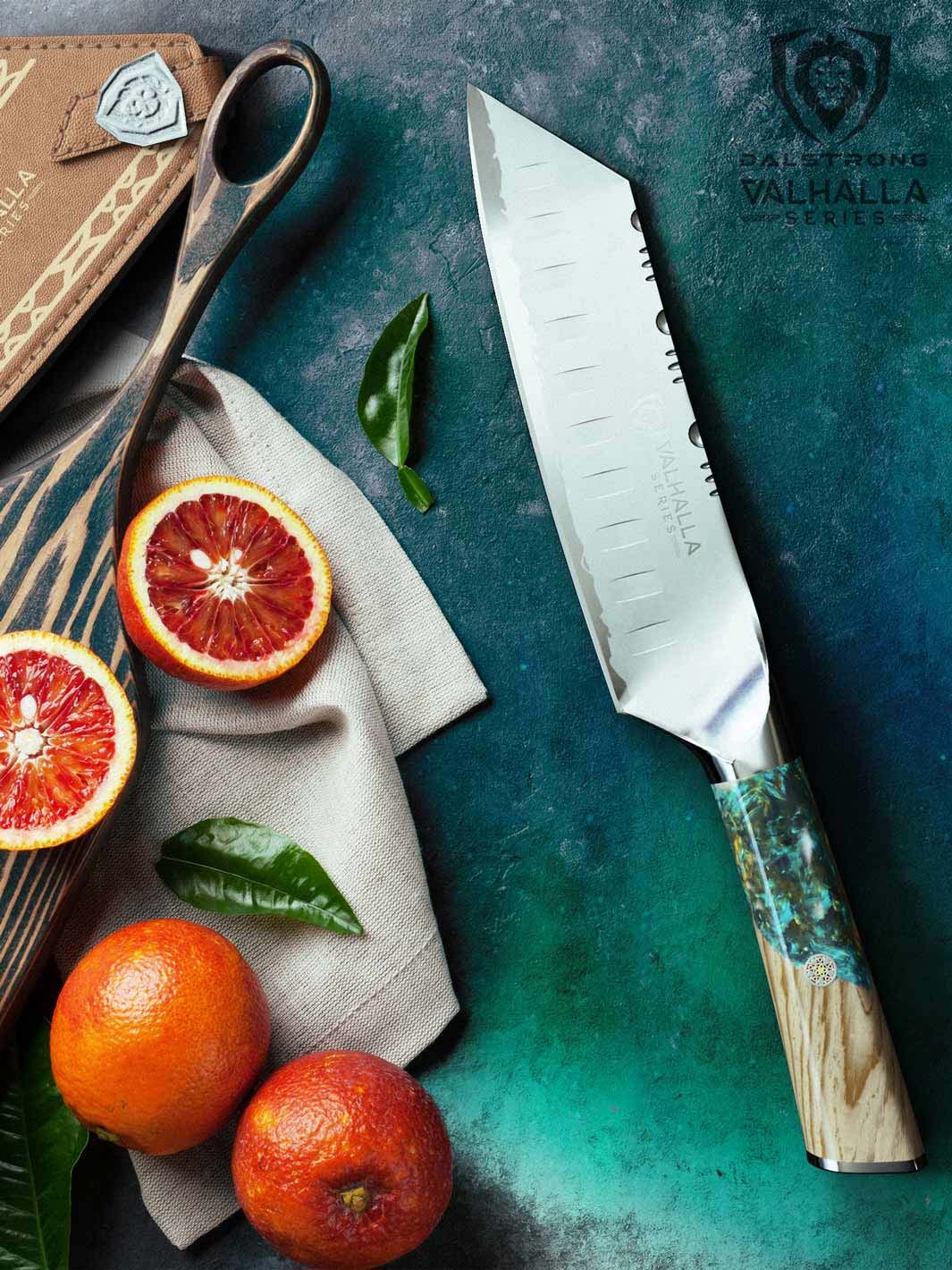 Premium 7-Inch Santoku Knife - Dalstrong Valhalla Series - Ultra Sharp Japanese Steel Blade for Professional Chefs & Home Cooking - Perfect for Slicing, Dicing & Mincing Vegetables, Meat & Fish