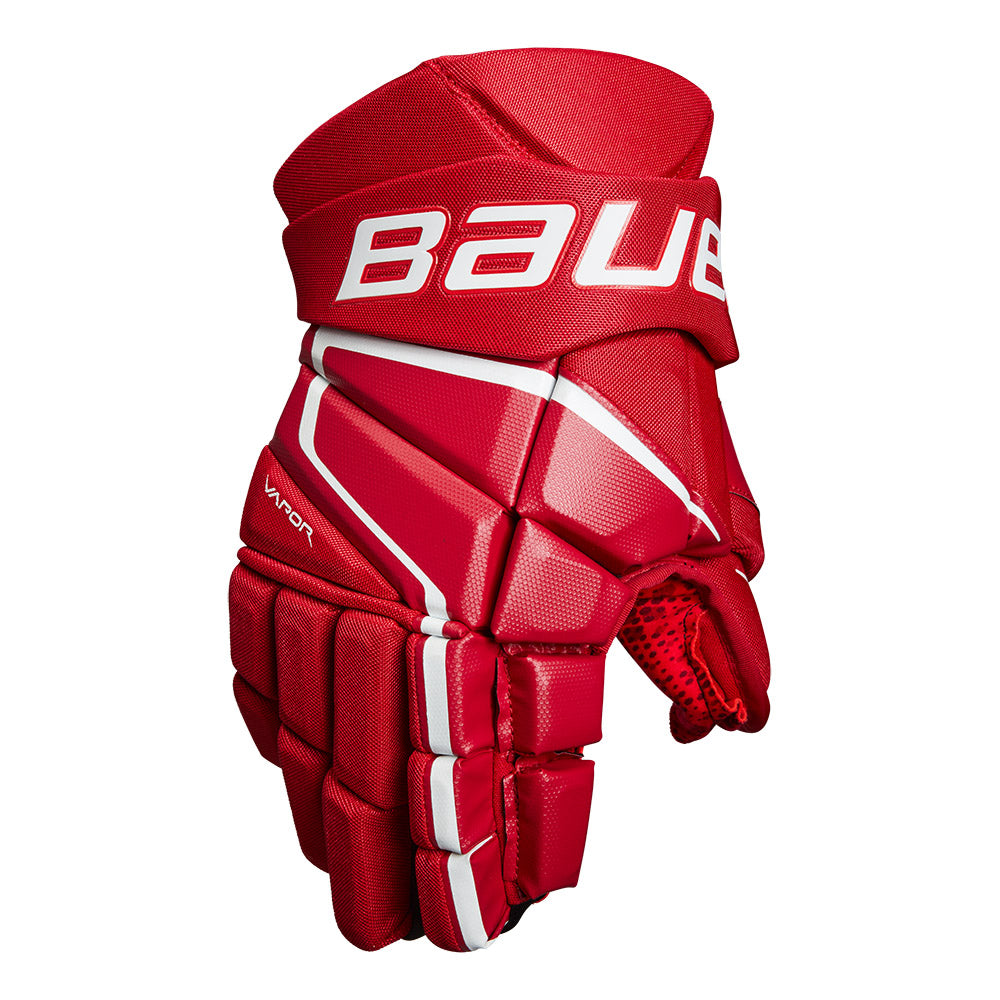 Bauer Vapor 3X Intermediate Ice Hockey Gloves - Protective Hockey Gear for Youth & Adult Players - Perfect for Ice Rink Games & Practice Sessions