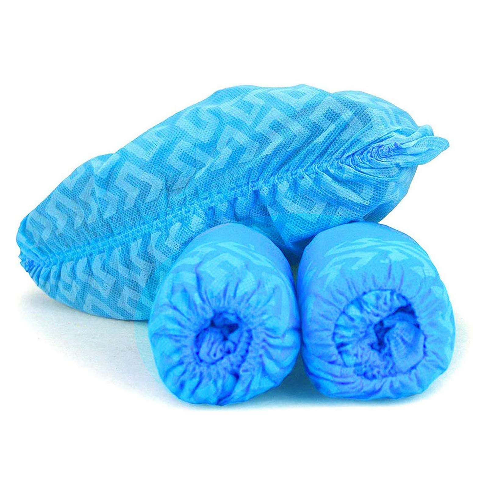Disposable Shoe Covers X-Large 1000 Pack (500 Pairs) - Non-Slip, Fits Men's Size 14 & Boot Size 13 - Ideal for Hospitals, Construction Sites, Clean Rooms & Home Use
