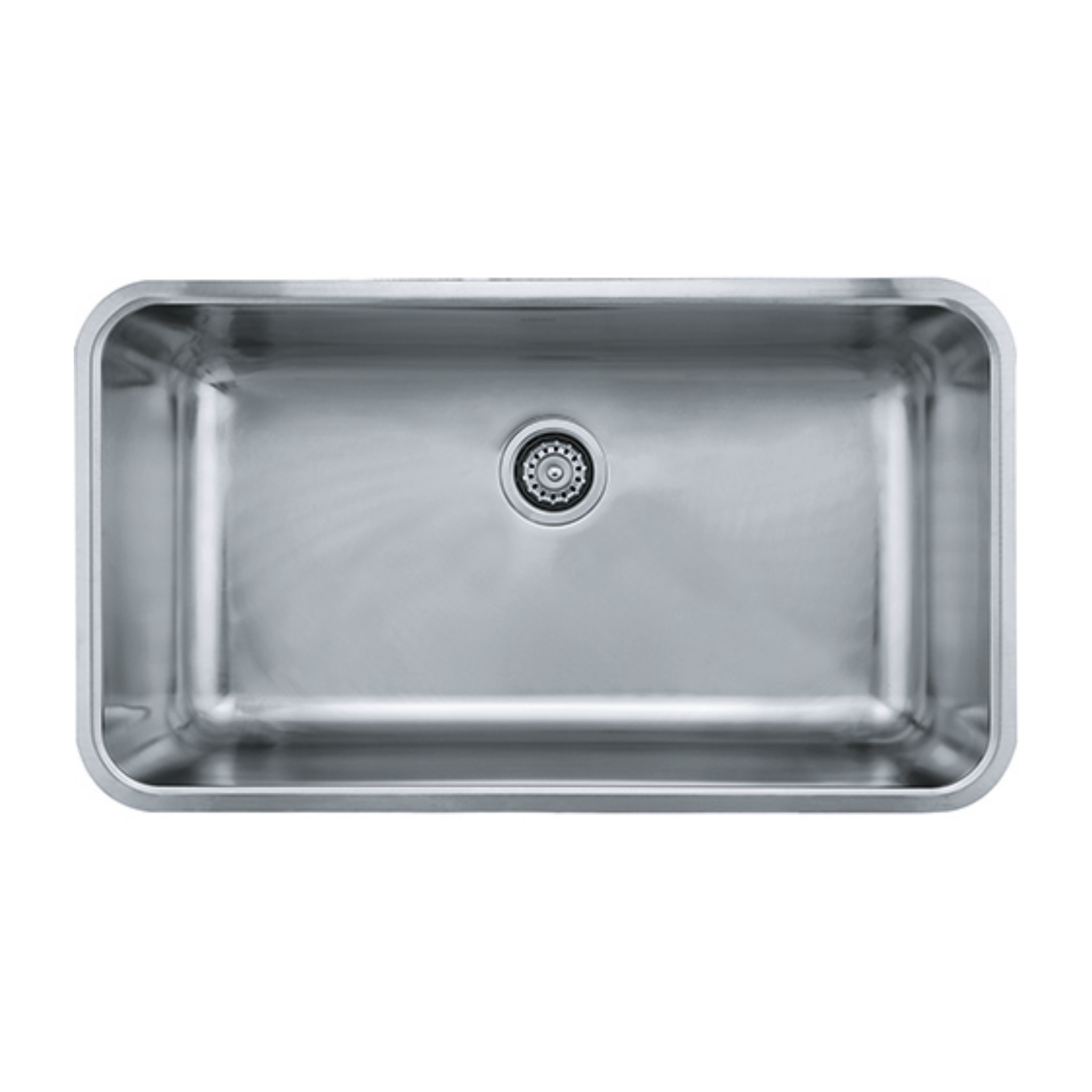 Franke Grande GDX11031 Stainless Steel Kitchen Sink - 33 x 22 Inch Undermount Single Bowl for Modern Kitchens | Durable & Easy to Clean | Perfect for Cooking, Washing Dishes & Food Prep