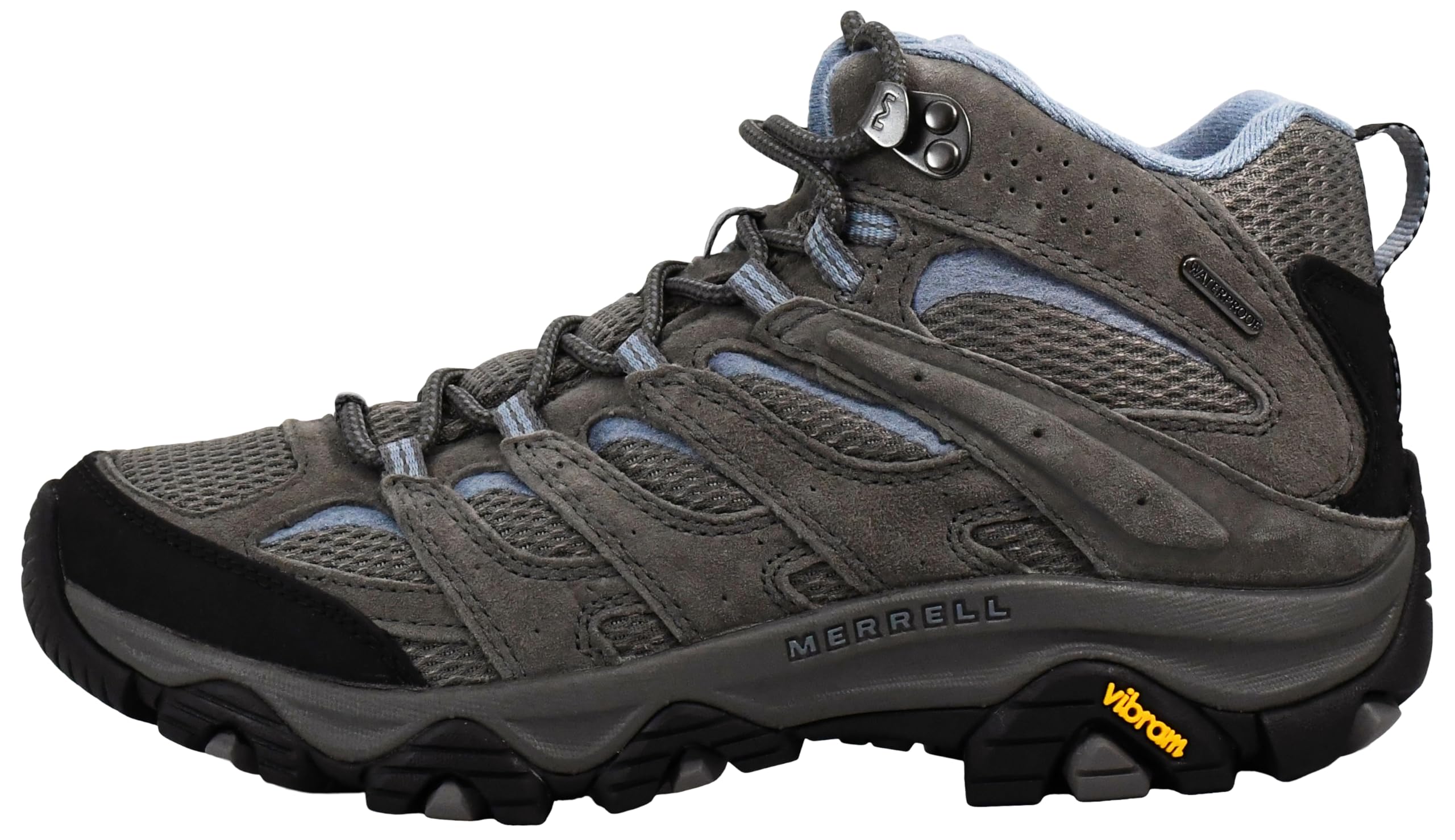 Merrell Women's Moab 3 Mid Waterproof Hiking Boots - Lightweight & Durable for Outdoor Adventures, Trail Walking & Backpacking