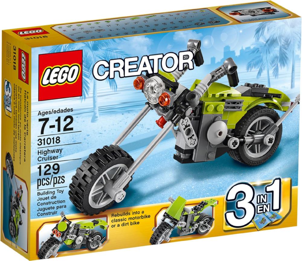LEGO Creator Highway Cruiser 31018 Building Kit – 3-in-1 Model Car Toy for Kids & Adults – Perfect for Creative Play & Display
