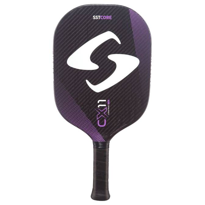 Gearbox CX11Q Quad Control Pickleball Paddle - Lightweight 7.8oz Graphite Paddle for Advanced Players (Purple) - Perfect for Tournaments, Practice & Recreational Play