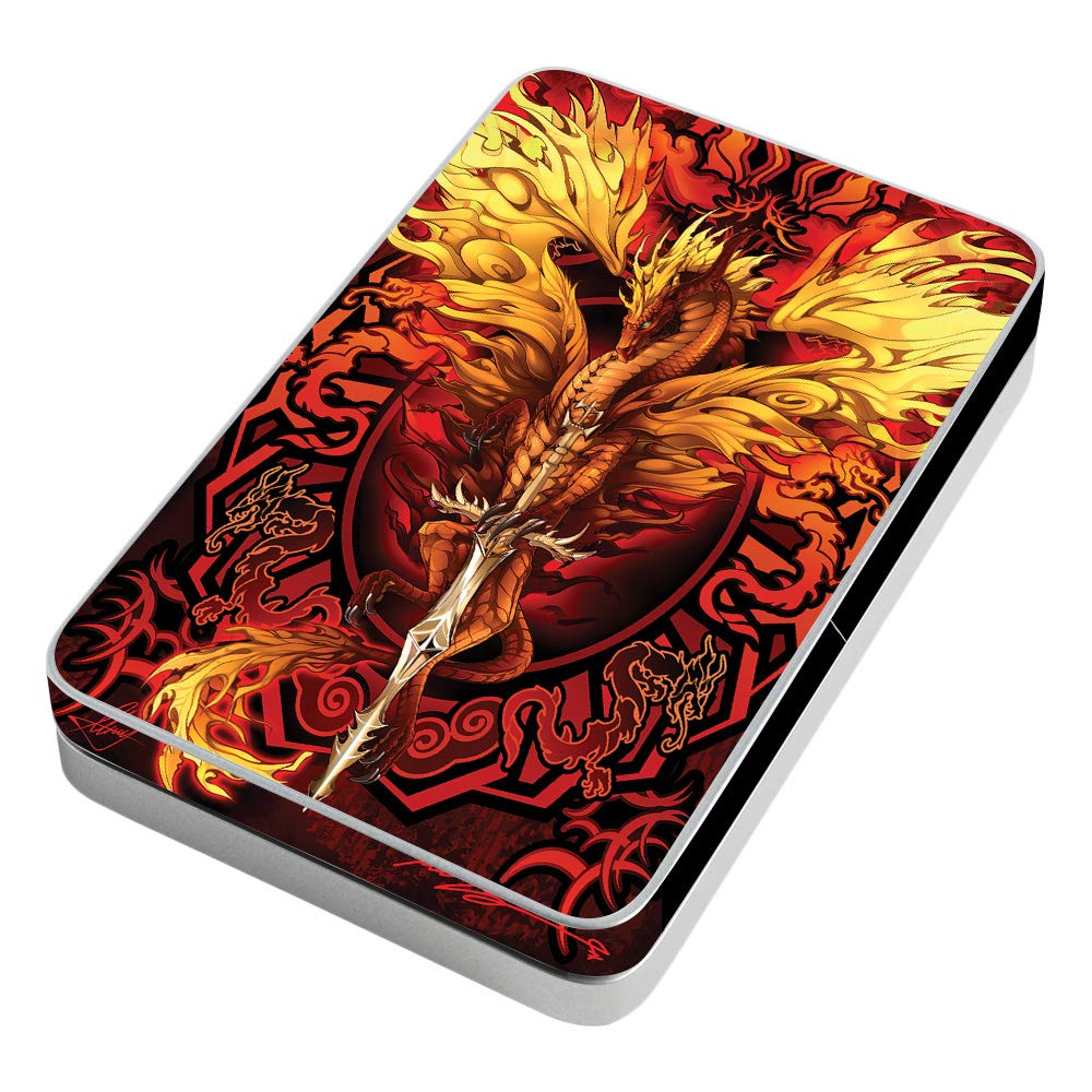MightySkins Vinyl Decal Wrap Cover Compatible with Lifeprint 3x4.5 Hyperphoto Printer - Flame Blade Design | Protective Durable Skin for Photo Printing | Easy to Apply & Remove | Made in USA | Perfect for Customizing Printers at Home or Office